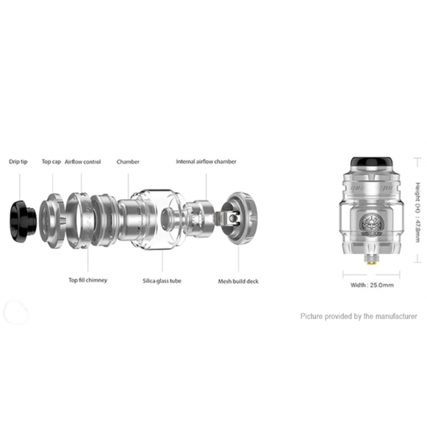 Zeus X Mesh RTA 4.5ml 25mm - Geekvape