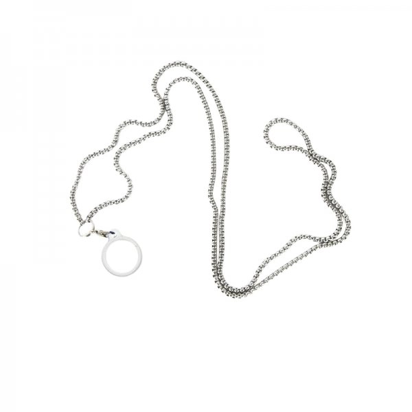 Neck chain with silicone ring - 17mm
