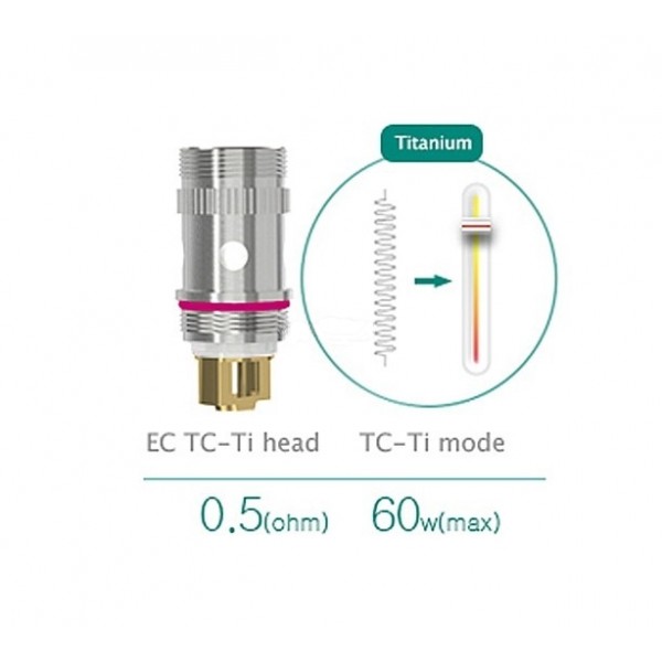 Eleaf  Atomizer Head for iJust 2/Melo/Melo 2/Melo 3/Melo 3 Mini - Ti