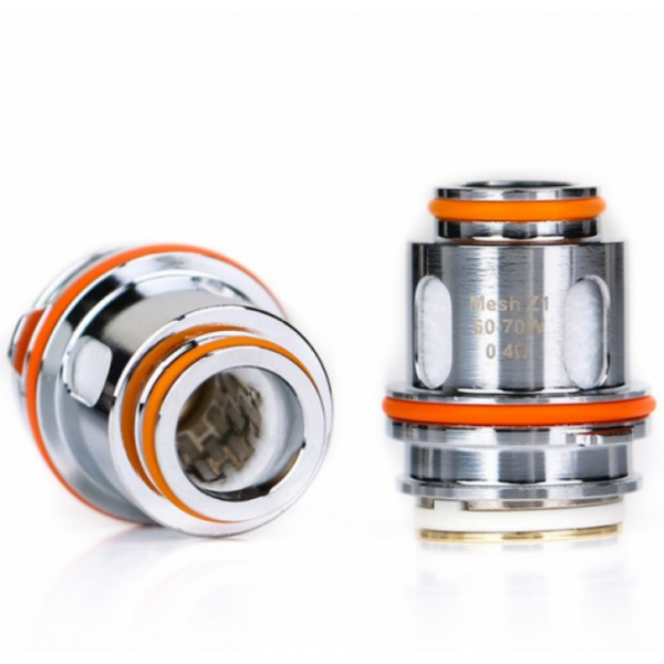 Pack de 5 résistances Mesh Z Zeus GeekVape - Coil value : 0.4 ohm, Type : Mesh Z1