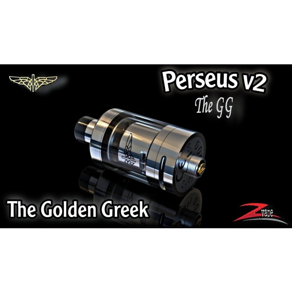 Perseus V2 22mm RTA SS Shined - The Golden Greek
