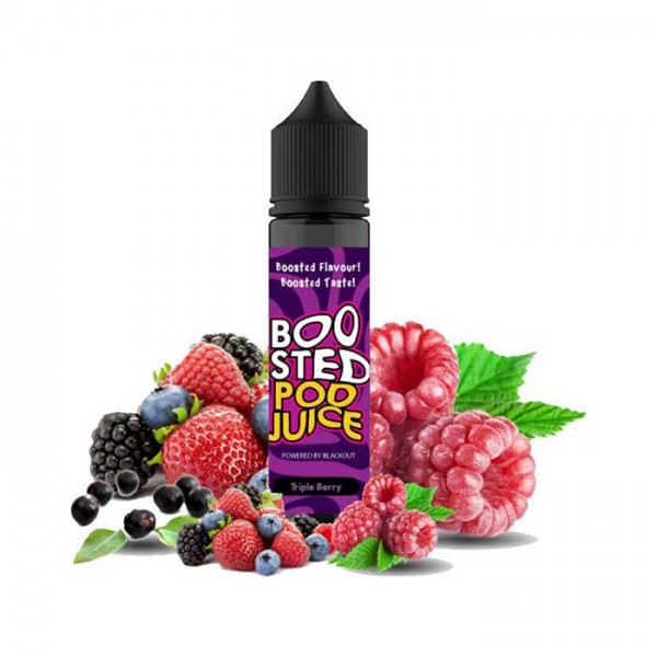Blackout- Boosted Pod Juice Triple Berry  60ml