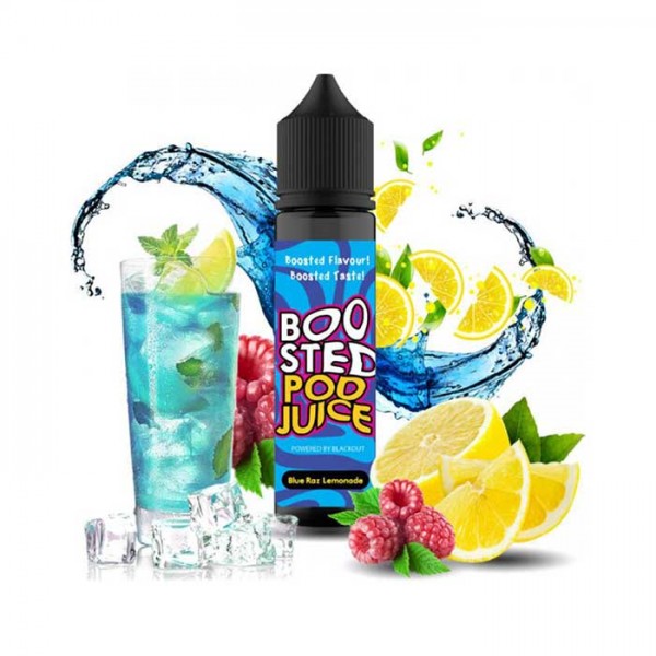 Blackout- Boosted Pod Juice Blue Raz Lemonade  60ml