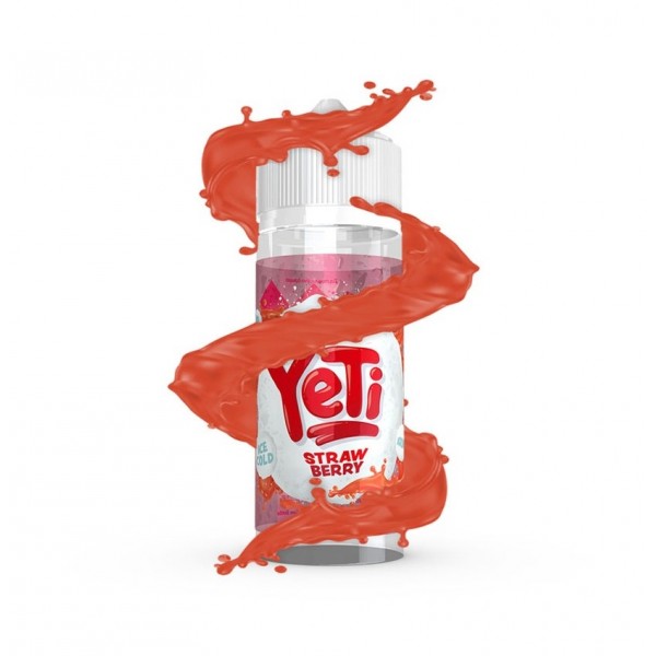 Yeti Iced Flavour Shot Strawberry 120ml