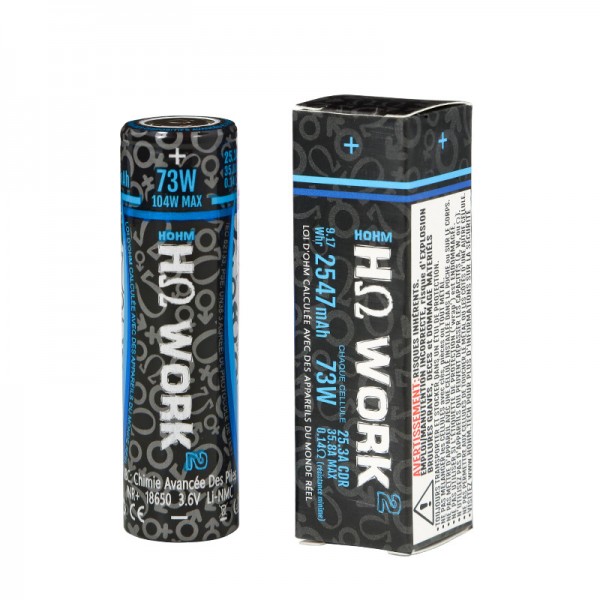 Hohm Work 18650 Battery 2547mAh Hohm Tech