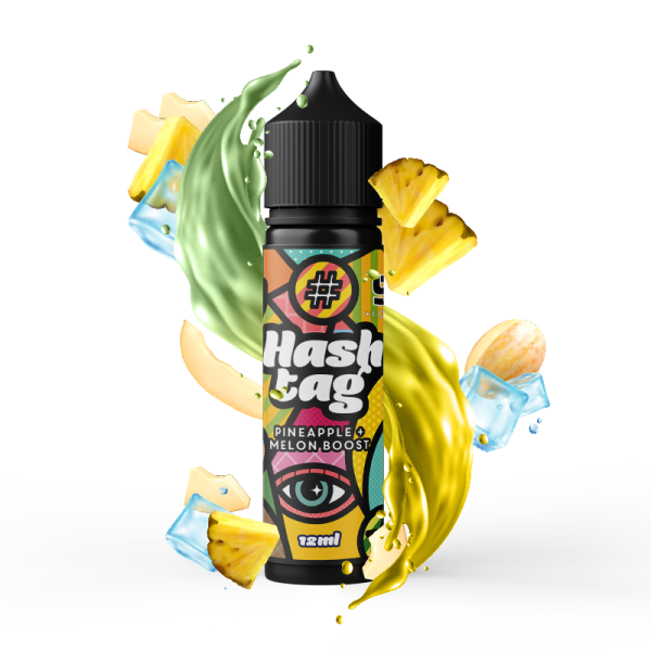 Flavorshots Hashtag - 09 Pineapple & Melon Boost (Ice) 12/60ml