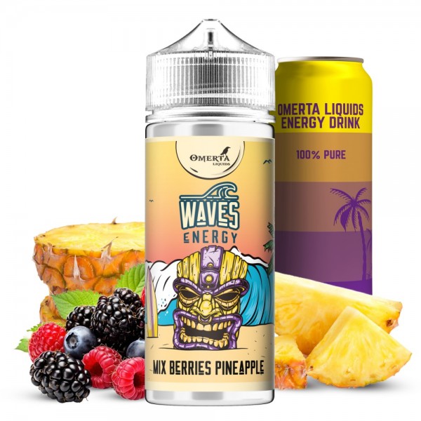 Waves Energy - Mix Berries Pineapple (120ml)