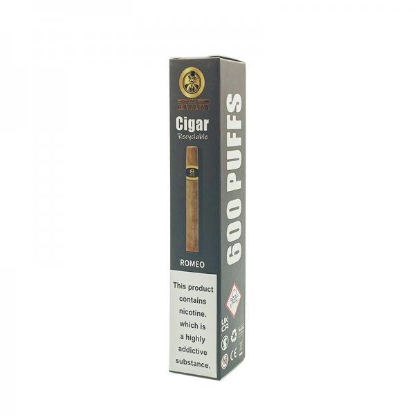 Puff E-Cigar 600 Romeo 20mg - XO Havana