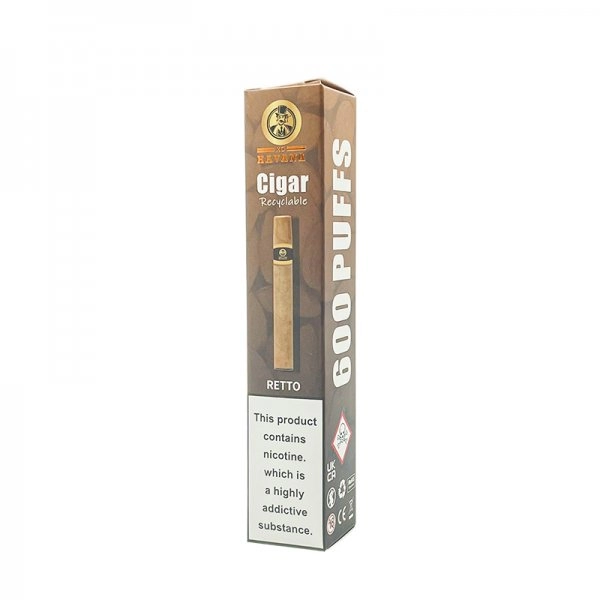 Puff E-Cigar 600 Retto 20mg - XO Havana