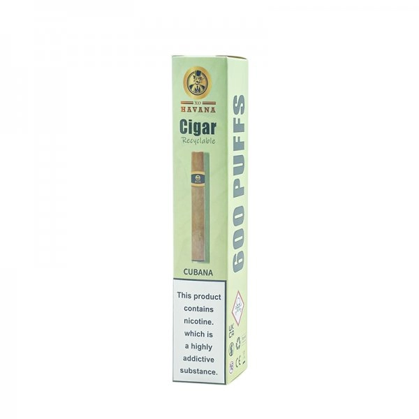 Puff E-Cigar 600 Cubana 20mg - XO Havana