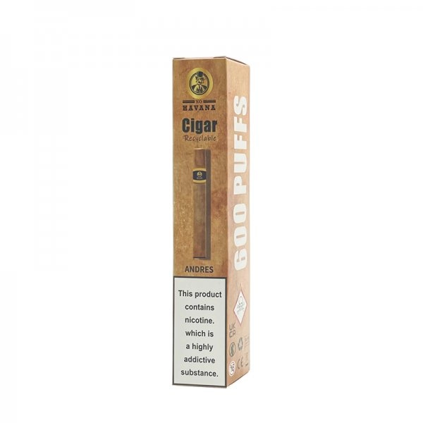 Puff E-Cigar 600 Andres 20mg - XO Havana