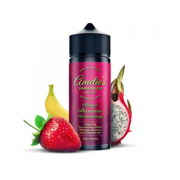 Amelies Pitaya Banana Strawberry shots 120ml