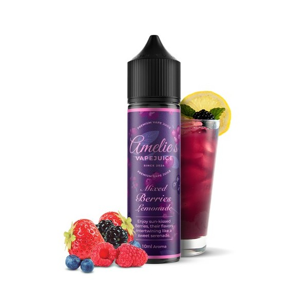 Amelies Mixed Berries Lemonade shots 60ml