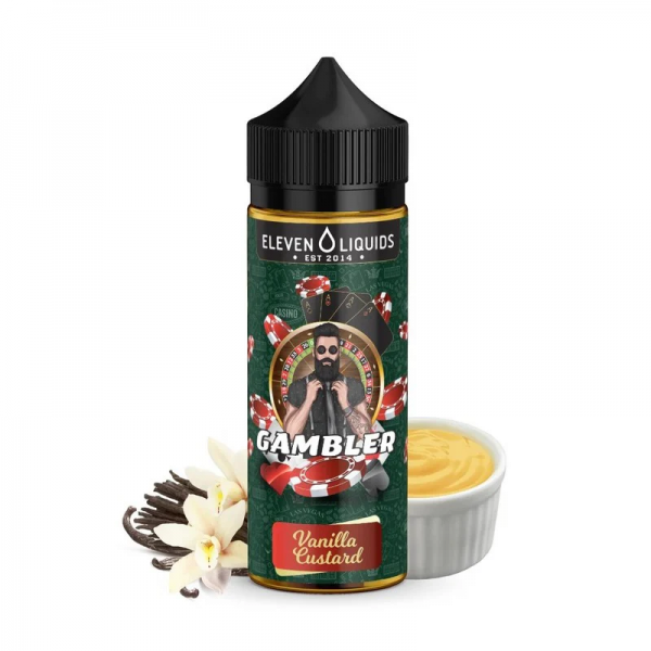 Gambler Flavour Shot Vanilla Custard  (120ML)