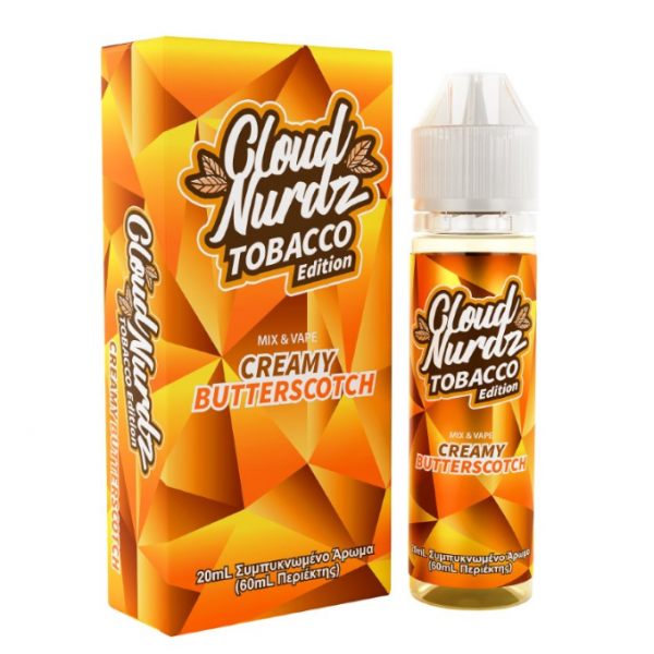 Cloud Nurdz Creamy Butterscotch Tobacco 20/60ml