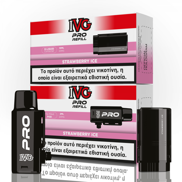 IVG Pro Refill Strawberry Ice 20mg 2ml+10ml