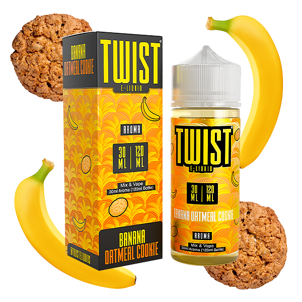 Twist Banana Oatmeal Cookie 120ml
