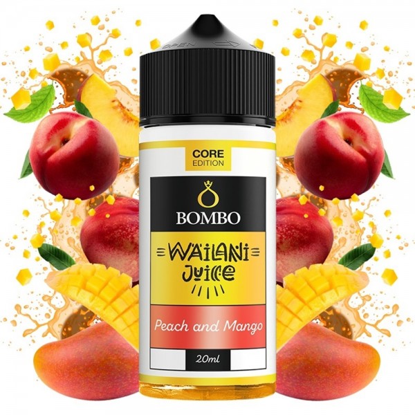 Bombo Wailani Juice Peach and Mango Core Edition 120ml