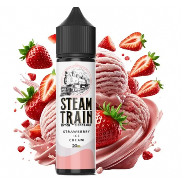 Steam Train Disposable Edition Strawberry Ice Cream 60ml