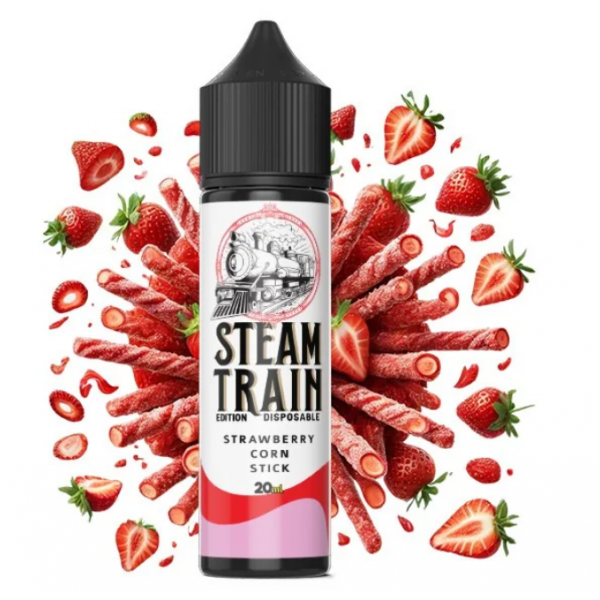 Steam Train Disposable Edition Strawberry Corn Stick 60ml