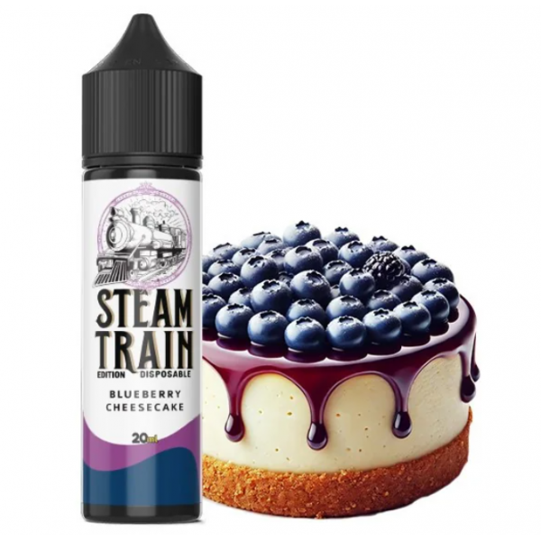 Steam Train Disposable Edition Blueberry Cheesecake 60ml