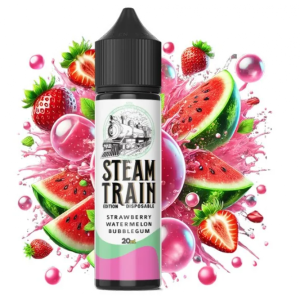 Steam Train Disposable Edition Strawberry Watermelon Bubblegum 60ml