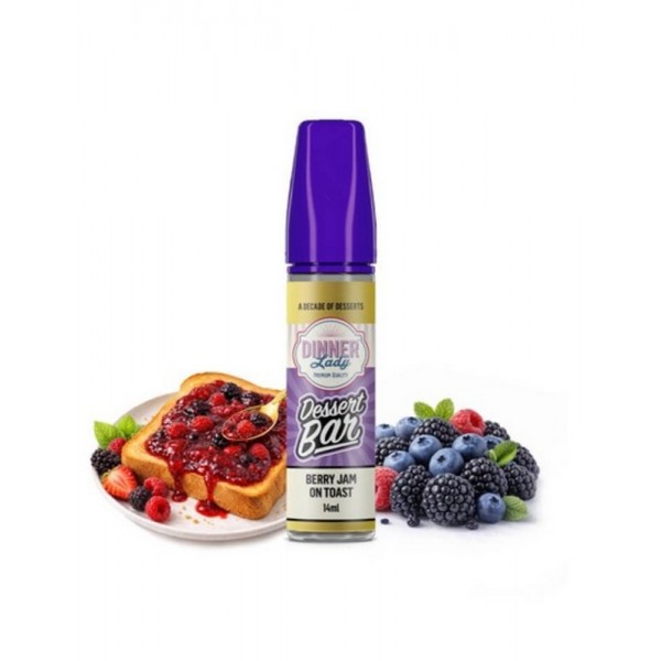 Dinner Lady Dessert Bar Berry Jam on Toast Flavour Shot 14/60ml