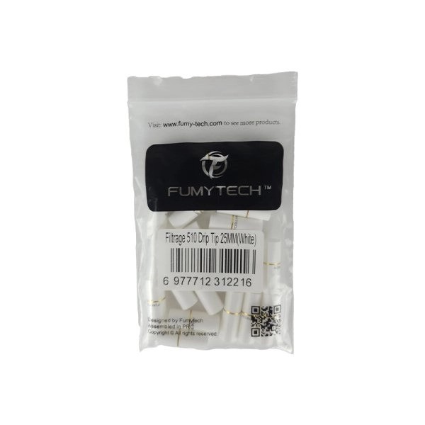 Drip Tip 510 filter (25mm) 20pcs - Fumytech