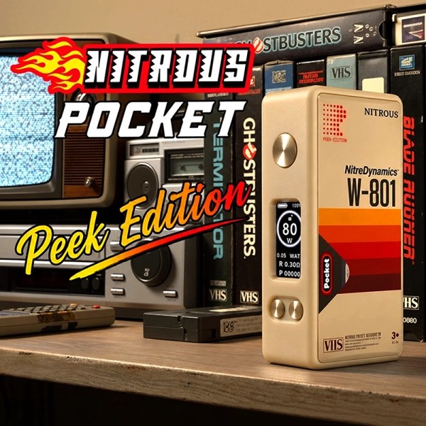 Box Nitrous Pocket Peek Edition 80W 18650 - Mechvape x Nitrous