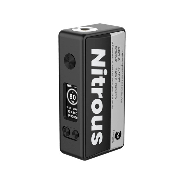 Box Nitrous Pocket Black Edition 80W 18650 - Mechvape x Nitrous