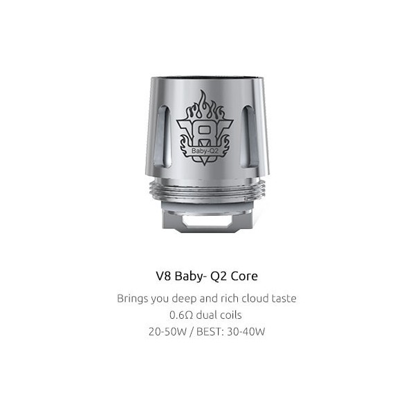 Smok TFV8 Baby Q2 κεφαλές 0.6Ohm