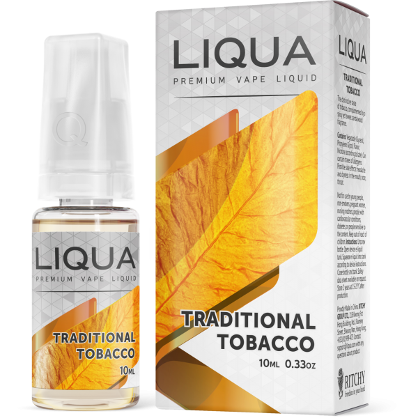 Liqua 10ml Traditional Tobacco