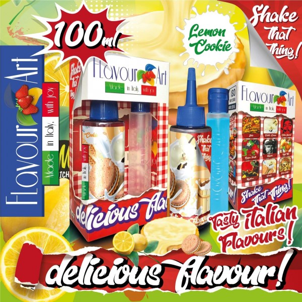 FlavourArt Shake&Vape lemon cookie 100ml