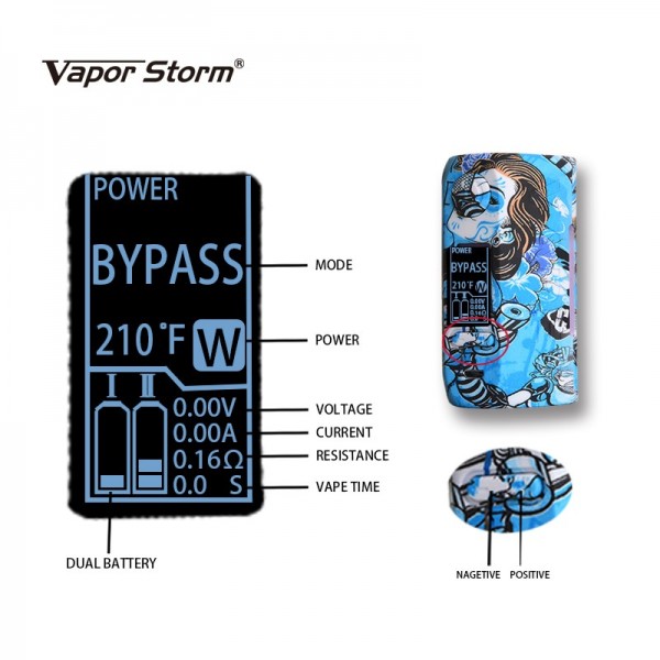 Vapor Storm Puma 200W TC Box Mod