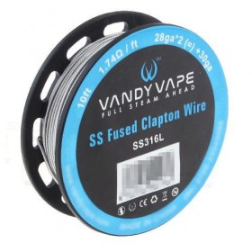 Vandy Vape Superfine Mtl Fused Clapton Wire SS316L