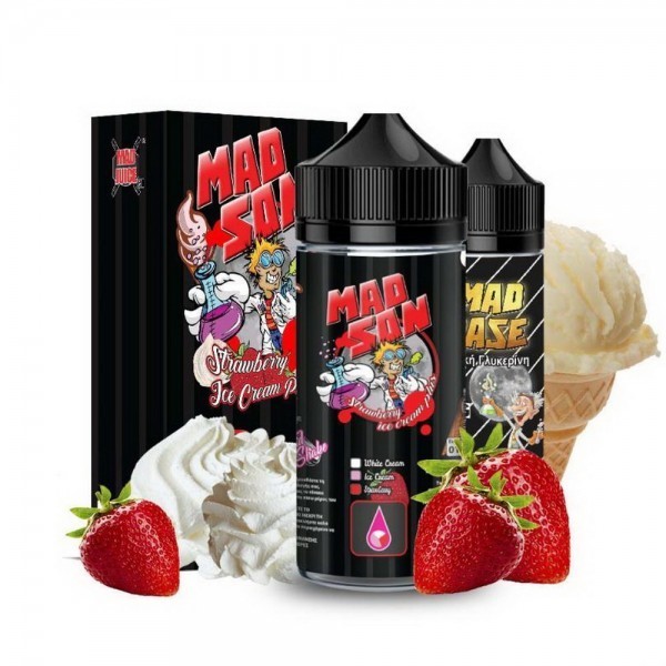 Mad Juice Shake & Vape - Strawberry Ice Cream100ml
