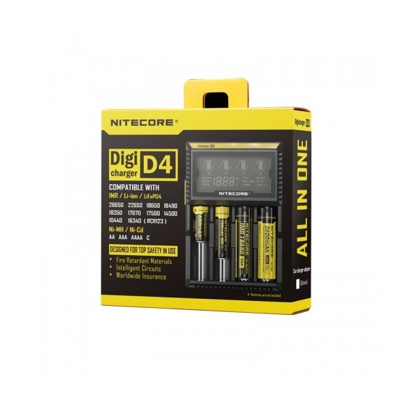 Nitecore Intellicharger D4 LCD Φορτιστής Μπαταριών