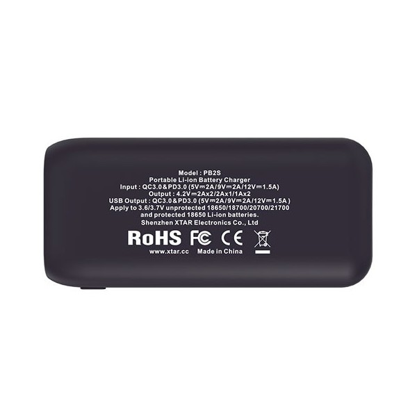XTAR PB2S Φορτιστής μπαταριών & Powerbank