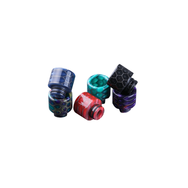Epoxy Resin Snake Pattern 510 Drip Tip