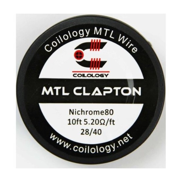 Wire MTL Clapton -  Ni80 Ga 28/40  Coilology