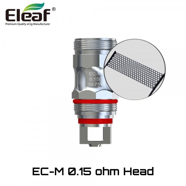 Pack de 5 résistances ECM / ECN 0.15ohm Eleaf - Type : EC-M