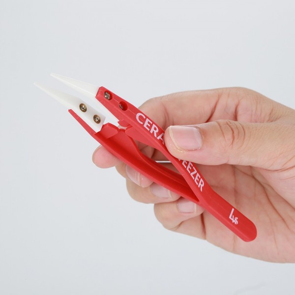 2 en 1 Elastic Ceramic Tweezer - LVS
