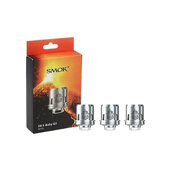Coils TFV8 X-Baby-M2 0.25Ω (3pcs) - Smoktech - Value : 0.25 ohm