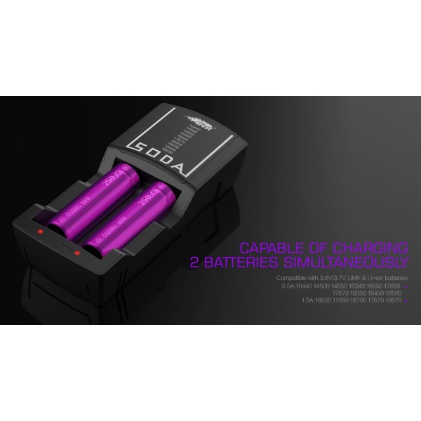 Efest Soda Διπλός Φορτιστής