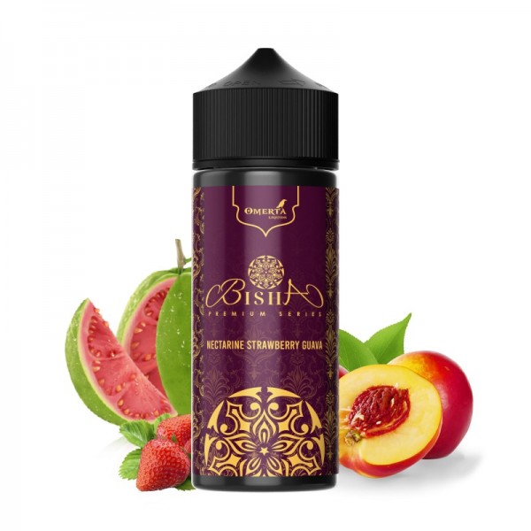 Bisha - Nectarine Strawberry Guava (120ml)