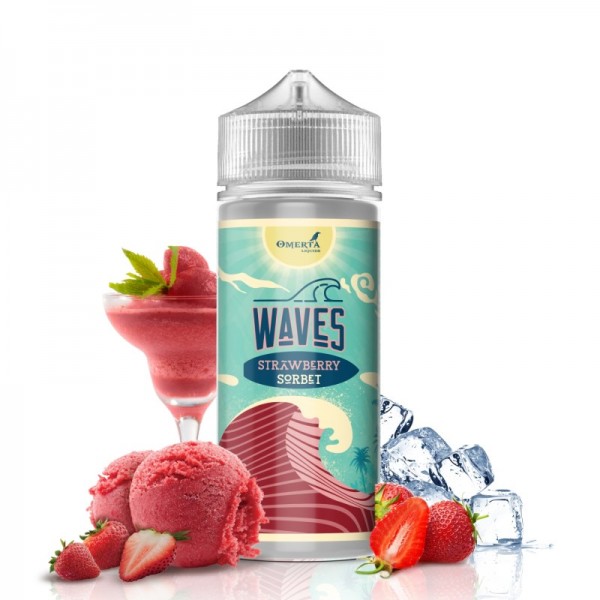 Waves - Strawberry Sorbet (120ml)