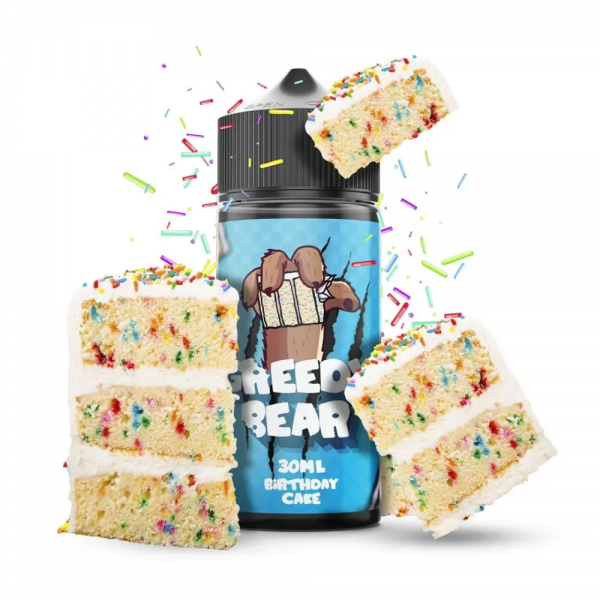 Greedy Bear - Birthday Cake  (120ML)