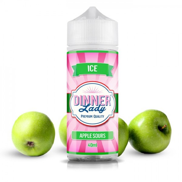 Dinner Lady Flavour Shot Apple Sours Ice (120ML)