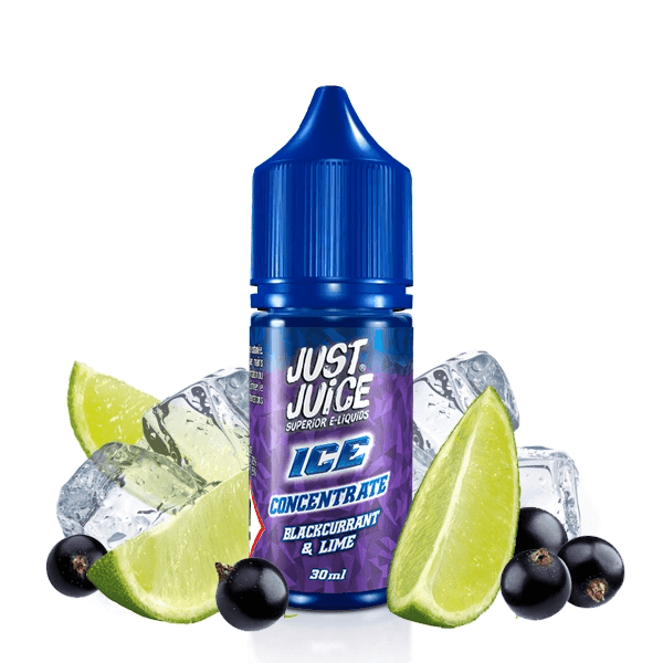 Blackcurrant Lime Concentrate Ice 30ml - Just Juice