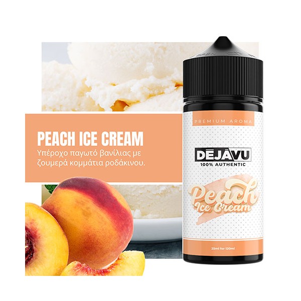 DEJAVU Peach Ice Cream 25ml (120ml)